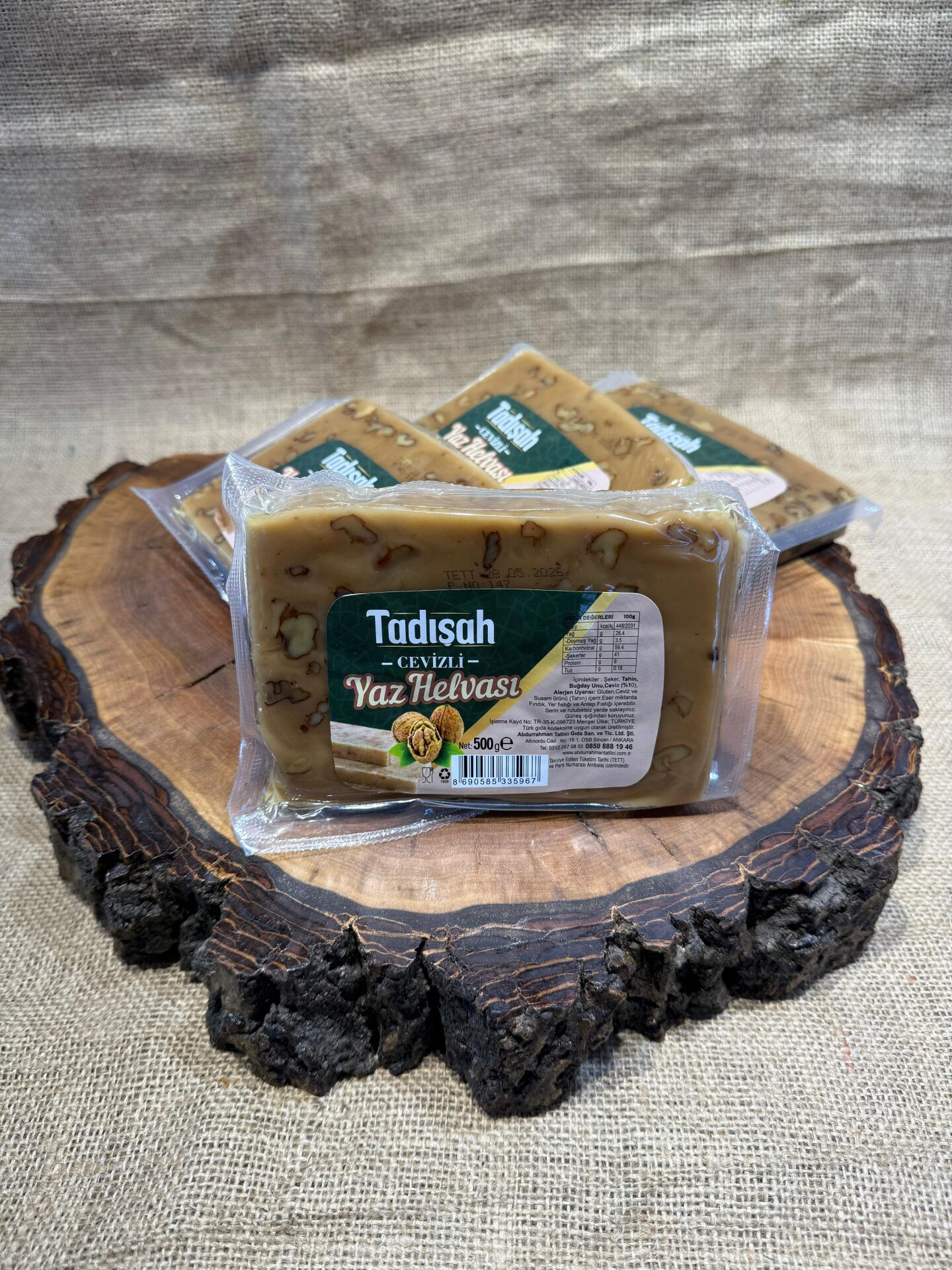 TADIŞAH CEVİZLİ HELVASI 500GR